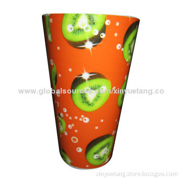 350mL Fruit Printing Plastic CupNew